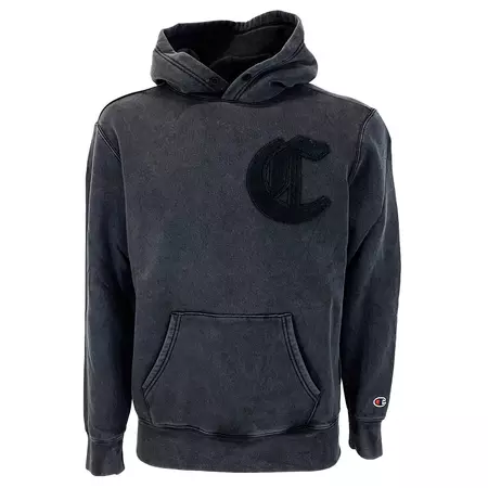 Champion Rochester Garment-Dyed Heavy Fleece Hoodie "Black"