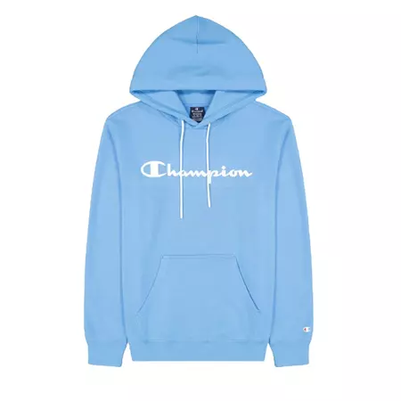 Champion Script Logo Heavy Cotton Blend Hoodie