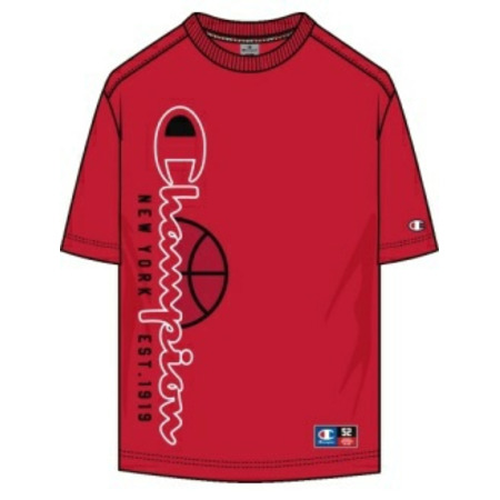 Champion Sport Lifestyle Basketball Big Logo CustomFit T-Shirt "Red"