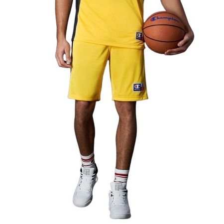 Champion Sport Lifestyle Basketball USA Logo Mesh Shorts "Buttercup Yellow"