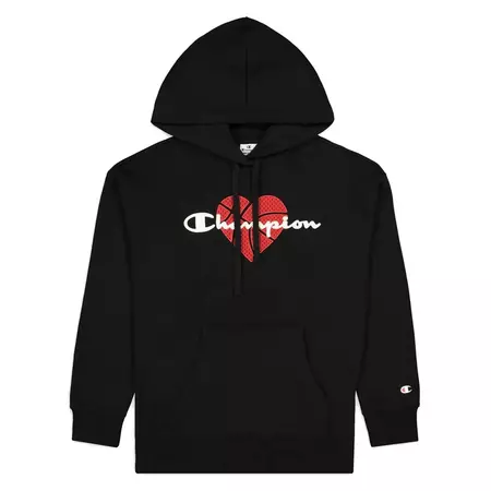 Champion Wm´s Legacy Scrip Logo Embroidery Love Hoodie "Black"