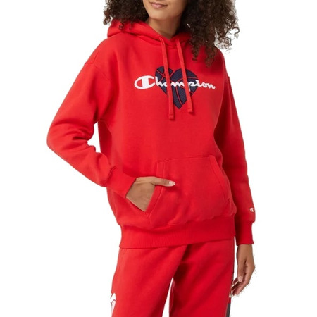 Champion Wm´s Legacy Scrip Logo Embroidery Love Hoodie "Red"