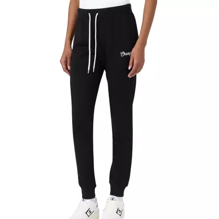 Champion Women's Script Logo Rib Cuff Jogger Pants "Black"