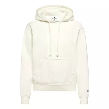 Champion Women's Washed Fleece Hoodie Icons "White"