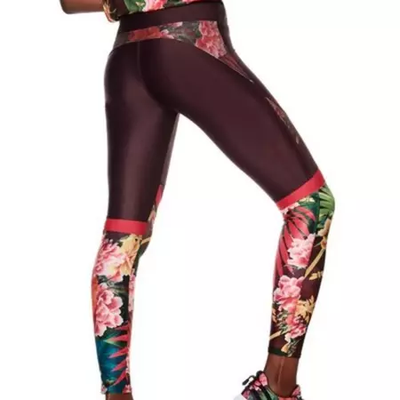 Desigual Blocking Leggings (Granate/Multicolor)