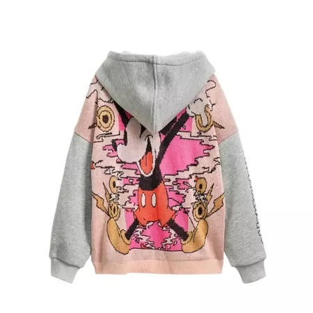 Desigual Hoodie Mickey Mouse "Gray"