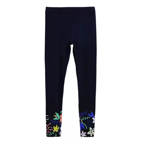 Desigual Leggings flores "Navy"