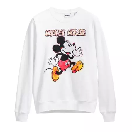 Desigual Mickey Mouse Sweatshirt "White"