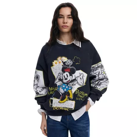 Desigual Minnie Mouse Sweatshirt "Black"
