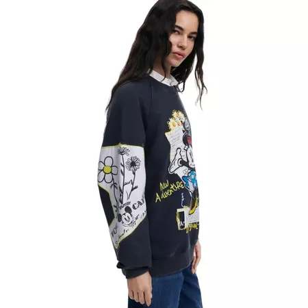 Desigual Minnie Mouse Sweatshirt "Black"