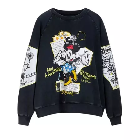 Desigual Minnie Mouse Sweatshirt "Black"