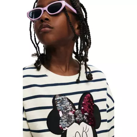 Desigual Minnie Mouse Sweatshirt "Gray"