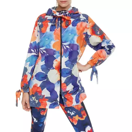Desigual Parka Lazos Camo Flower