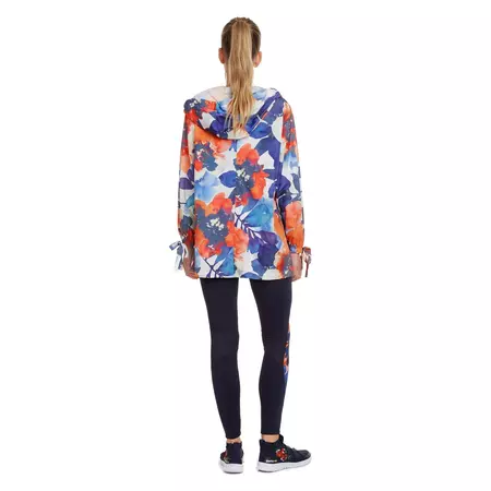 Desigual Parka Lazos Camo Flower