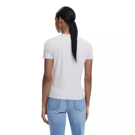 Desigual Plain T-shirt Love "grey"