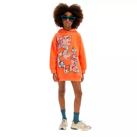 Desigual Sweatshirt Dress "Orange"