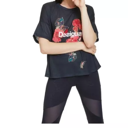 Desigual T-shirt Scarlet Bloom (Blue)