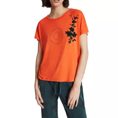 Desigual Tee Back Pleats Gardens