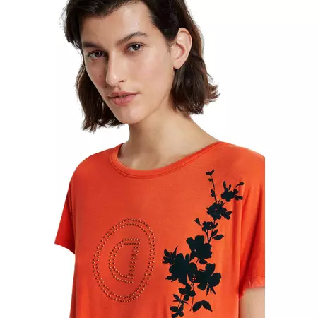 Desigual Tee Back Pleats Gardens