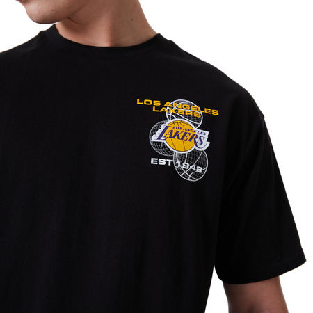 New Era NBA L.A Lakers Basketball Graphic Tee "Black"