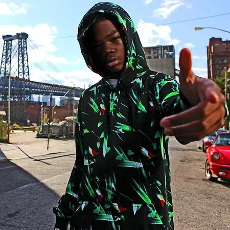 K1X Sudadera Oahu (black/green)