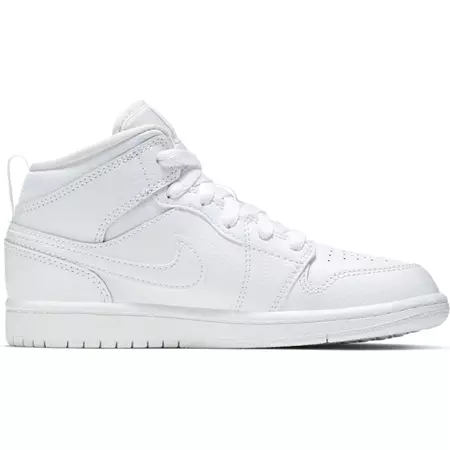 Jordan 1 Mid (PS) Kids "Maxi White"