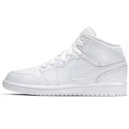 Jordan 1 Mid (PS) Kids "Maxi White"