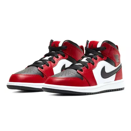 Jordan 1 Mid (PS) Pre-School Shoe "Chicago Toe"