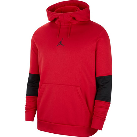Jordan Air Therma Fleece Pullover Hoodie "Red"