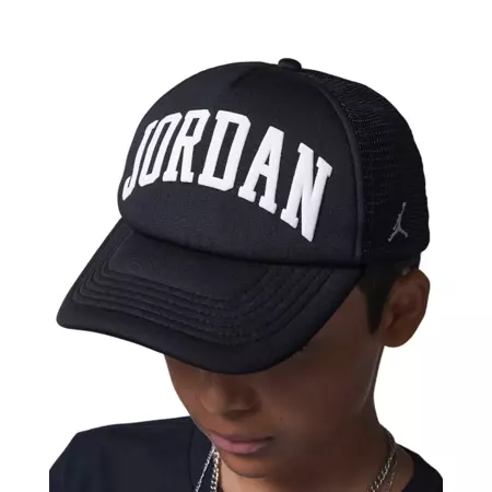 Jordan Big Kids JDB Jan Foam Trucker Hat "Black"