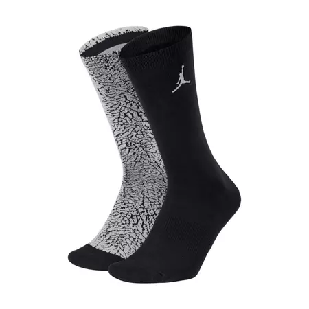 Jordan Elephant Crew Socks (2 Pair) (012)
