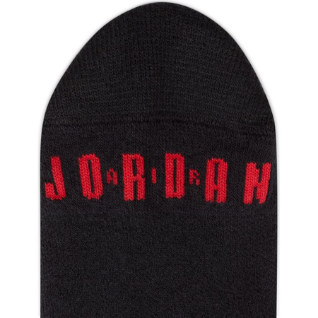 Jordan Essentials Crew Socks (3 Pairs) "Black-Gym Red"