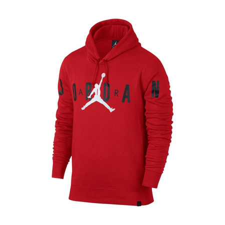 Jordan Flight Fleece Graphic Pullover Hoodie (687/gym red)