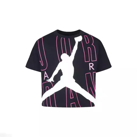 Jordan Girls Blow Out Tee Knit Top "Black"