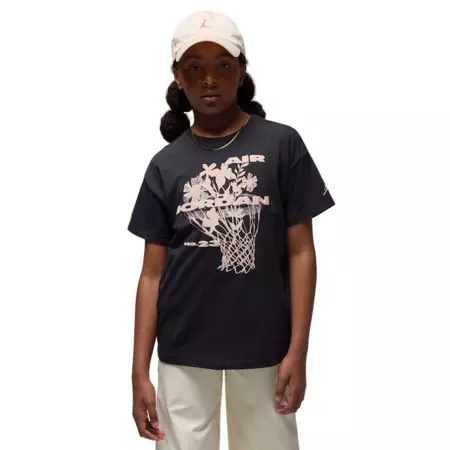 Jordan Girls JBD 23 Flowers SS Tee "Black"