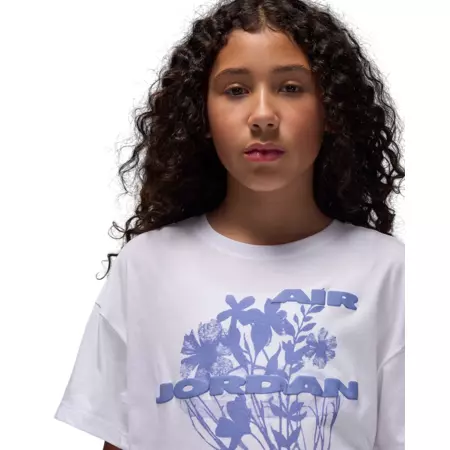 Jordan Girls JBD 23 Flowers SS Tee "White"