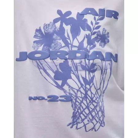 Jordan Girls JBD 23 Flowers SS Tee "White"