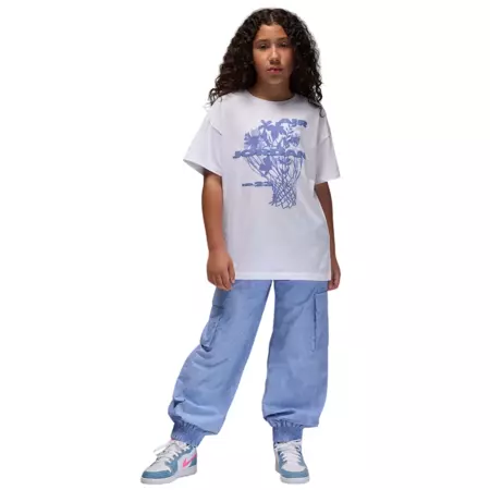 Jordan Girls JBD 23 Flowers SS Tee "White"