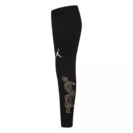 Jordan Girls JBD Take Flight Leggings Tights "Black-Gold"
