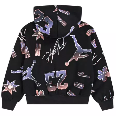 Jordan Girls JDG 23 Throwback SS Hoodie "Black"