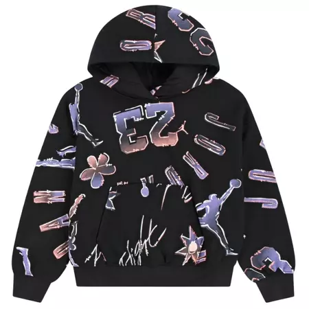 Jordan Girls JDG 23 Throwback SS Hoodie "Black"