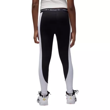 Jordan Girls JDG Sport Dri-Fit Legging "Black-Double White"