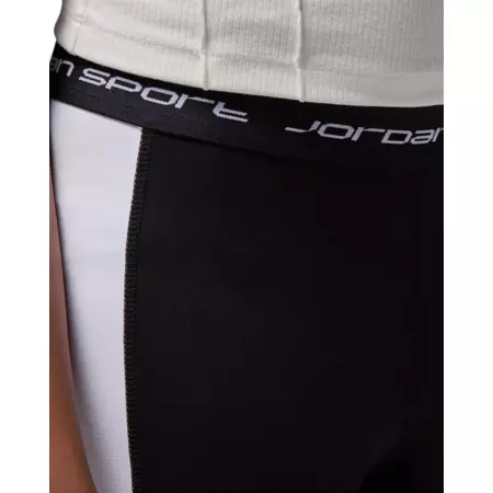 Jordan Girls JDG Sport Dri-Fit Legging "Black-Double White"