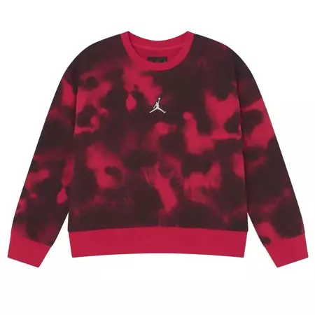 Jordan Girls Jumpman Essentials Boxy Crew Sweater "Very Berry"
