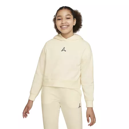 Jordan Girls Jumpman Essentials Boxy Pollover "Pale Ivory"