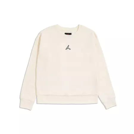Jordan Girls Jumpman Essentials Crew Sweater "Pale Ivory