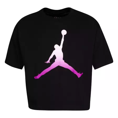 Jordan Girls Jumpman Graphic Core Boxy Tee "Black"