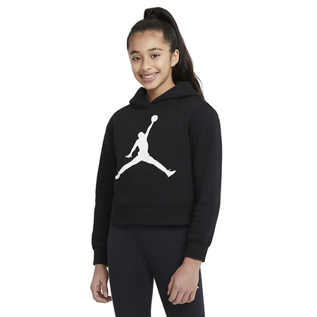 Jordan Girls Jumpman Logo Core Pullover Hoodie "Black"