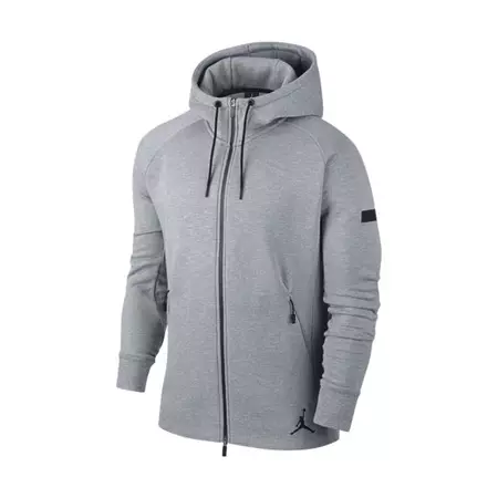 Jordan Icon Fleece Full-Zip Hoodie (065/cool grey/black)