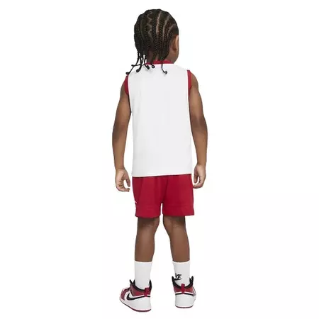 Conjunto Jordan Infants HBR DNA Muscle Tank and Short "Gym Red-White"